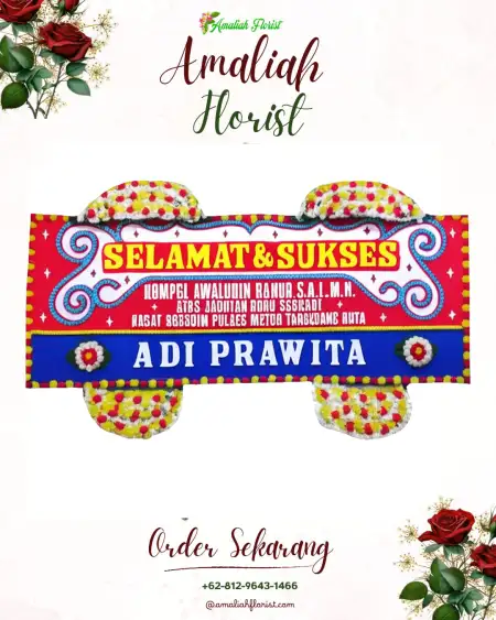Papan Bunga Ucapan Selamat Gunting
